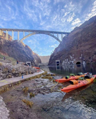 HALF-DAY RIVER KAYAKING TOUR FOR TWO PEOPLE FROM LAS VEGAS! - Image 1 of 4