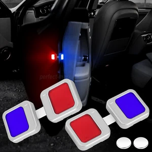 2pcs Car LED Door Open Warning Lamp Flash Strobe Anti-Collision Safety Lights - Picture 1 of 8