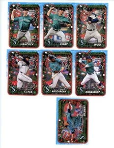 2024 TOPPS HOLIDAY SEATTLE MARINERS TEAM SET BRYAN WOO RC - Picture 1 of 1