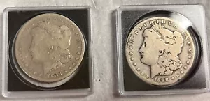 2 1888-O $1 Morgan Dollars - Picture 1 of 2