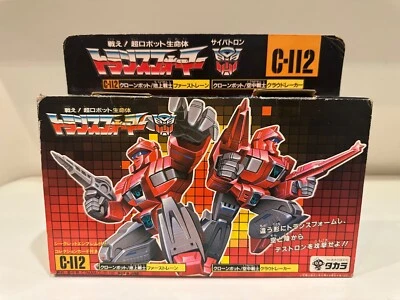 G1 Takara Hasbro Transformers Clones C-112 Fastlane & Cloudraker MIB Japan Set - Image 1 of 4