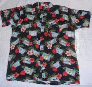 Southern California Edison SCE Hawaiian Employee Rayon Shirt Size XL Adult CSBU - Bild 1 von 2