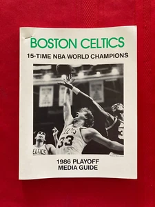 1985-1986 Boston Celtics playoffs media guide / NBA champions / Bird / McHale - Picture 1 of 1