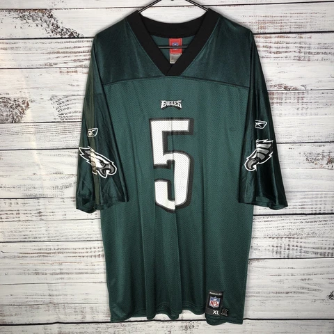 Vintage Reebok Philadelphia Eagles Donovan McNabb #5 Green NFL Jersey Men’s XL Cover