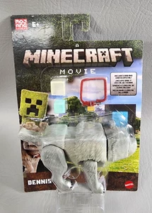 Minecraft Movie Action Figure DENNIS the Wolf - NEW Sealed - Picture 1 of 5