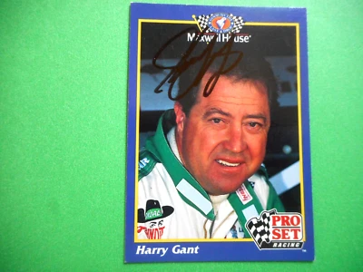 Harry Gant signed Pro Set MAXWELL HOUSE #33 Leo Jackson Team WC card #11 W/COA - Image 1 of 3