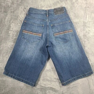 Southpole Jeans Shorts Uomo 29 Baggy Hip Hop Cotone Denim Jorts Blu Vintage - Foto 1 di 12
