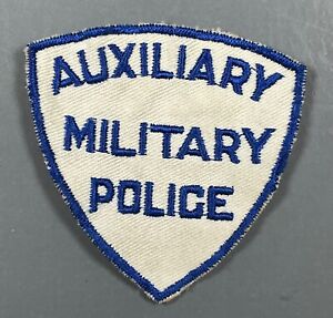 WWII US Army Auxiliary Military Police Twill Patch Cut Edges No Glow