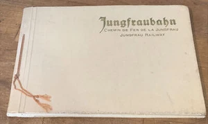 Jungfraubahn JUNGFRAU RAILWAY Germany Souvenir Photograph Book Made In Switz - Picture 1 of 8