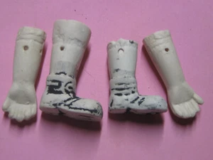 Porcelain Arms and Legs to Make 14" Doll- need re-paint - Picture 1 of 3