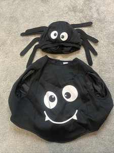 H&M Halloween Spider Outfit (body & Hat) 1-2yrs - Picture 1 of 2