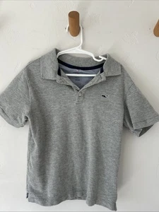 Vineyard Vines x Target Boys' Grey Polo Sz XS 4/5 Grey 100% Cotton - Picture 1 of 6