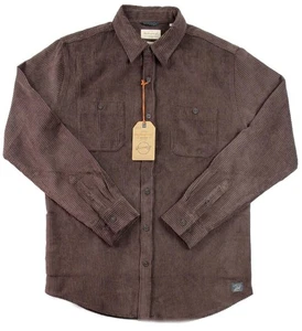 Weatherproof Vintage Men's Corduroy Shirt L Long Sleeve Button Front Brown $75 - Picture 1 of 7