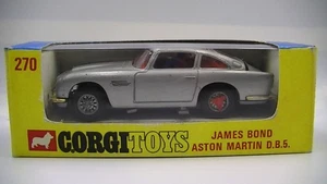 Corgi 270 Aston Martin DB5 James Bond 007 Vintage 1967 Figuren & Box Nr Mint Cdn - Bild 1 von 24