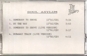 Soul Asylum Somebody To Shove cassette Europe Hit Factory 1993 official test - Picture 1 of 2