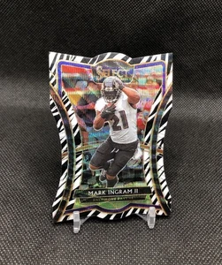 2019 Select Mark Ingram II ZEBRA PRIZM PREMIER LEVEL Die-Cut SSP CASE HIT 159 🦓 - Picture 1 of 16