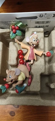 Decorazione Natalizia Disney Giac e Gas Gas Sketchbook Gus E Jaq Cenerentola - Immagine 1 di 4