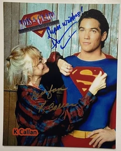 Dean Cain & K Callan Signed Autographed "Lois & Clark" Glossy 8x10 Photo - Picture 1 of 1