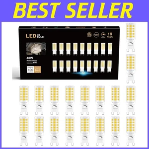 Dimmable G9 LED Bulbs 4000K Natural Daylight 18 Pack - Picture 1 of 8