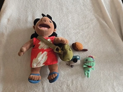 Disney Store Lilo with Scrump Doll and Stuffed Bag Camera Brush 12" Plush - Image 1 of 4