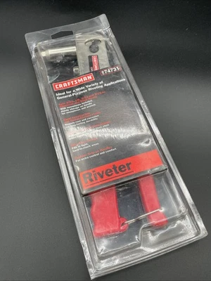 Craftsman Riveter 74731 in Original Packaging, Sets 3/32, 1/8, 5/32, and 3/16 - Image 1 of 4