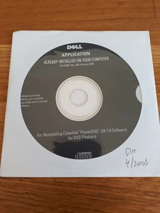 Dell Application DVD for Cyberlink PowerDVD DX 7.0 - NEW, SEALED - Picture 1 of 2