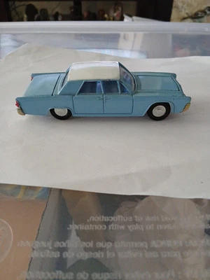 Lincoln Continental vintage 1964 Dinky Toys Meccano diecast escala 1/43 azul Foto 1 de 4