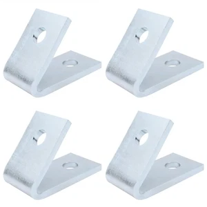 4 Pcs 45 Degree Inside Angle Bracket for 1-5/8" Strut Channel, 2 Hole Closed ... - Bild 1 von 4