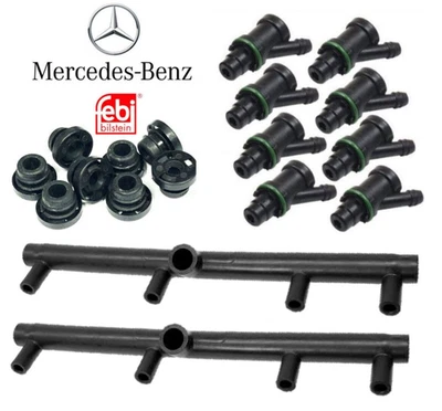 Kit de mangueira de vácuo de ar carcaça suporte bocal vedação injetor de combustível para Mercedes 86-91 - Imagem 1 de 4