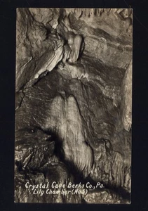 RPPC - CRYSTAL CAVE BERKS CO. PA Lily Chamber (No5) * not posted note on back - Bild 1 von 4