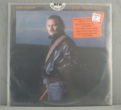 VERN GOSDIN Time Stood Still 1985 Country LP Sealed VINYL Record NEW OLD STOCK - Image 1 of 2