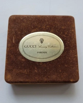 Caja encendedor Gucci marrón vintage (solo caja) Foto 1 de 4