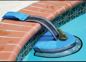 Rampa de escape para salvar Frog Log Critter para piscina/spa, ideal para salvar animales pequeños - Imagen 1 de 2