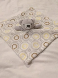 Cribmates Lovey Grey Bear Plüsch Sicherheitsdecke bunt 11 Zoll - Bild 1 von 7