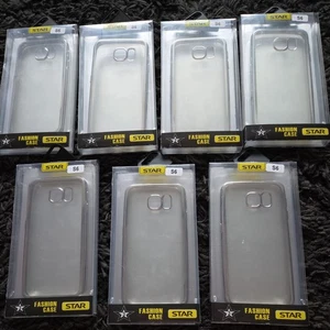 S6 STAR FASHION CASE PHONE (SILVER). BACK COVER ONLY NOT SCREEN COVER. VALUE - Picture 1 of 3