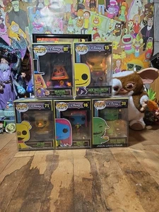 Funko Pop! Vinyl! Nightmare Before Christmas Alle 5 Pop Lot! Black Light Glow - Bild 1 von 6