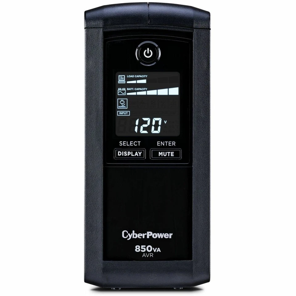 CyberPower CP850AVRLCD Intelligent LCD UPS Systems (CP850AVRLCD) - Image 1 of 4