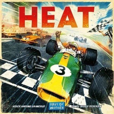 HEAT gioco da tavolo CORSE automobili IN ITALIANO days of wonder DAI GAS età 10+ - Imagen 1 de 3