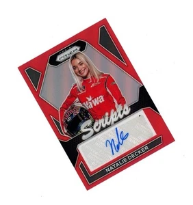 2024 Prizm RED SCRIPTS REFRACTOR SP NATALIE DECKER AUTO /99! WAWA NASCAR - Picture 1 of 1