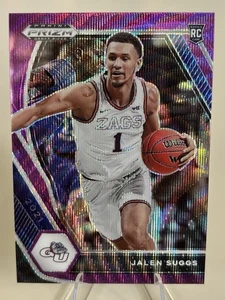 2021-22 Panini Prizm Draft Picks - Jalen Suggs #3 Purple Wave Prizm (RC) - Picture 1 of 2