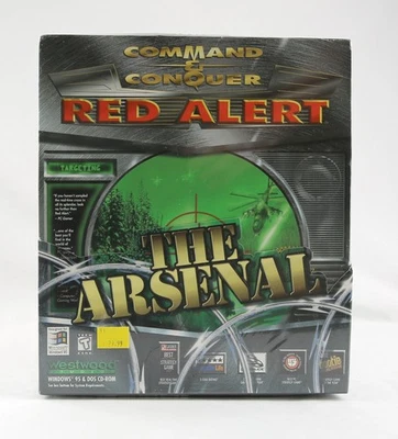 SEALED 1998 Command & Conquer 2: Red Alert: The Arsenal Bundle Big Box PC - Image 1 of 4
