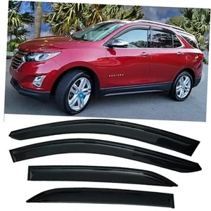 4 piezas protectores de lluvia premium viseras de ventana para Chevrolet (Chevy) 2018-2024 Equinox - Imagen 1 de 6