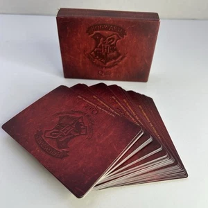 Harry Potter Hogwarts Trivia Quiz Game 50 Cards 200 Questions in Box - Complete - Picture 1 of 8