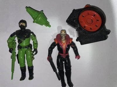 G.I. vintage años 80 90 Figura iluminada GI Joe Cobra 3,75 Firefly Destro Battle Corp Foto 1 de 4