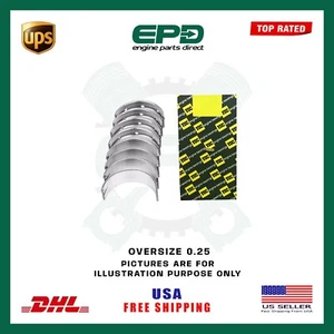 Crankshaft Main Bearings Set 0.25 Fit 05-15 Petrol Pathfinder Xterra 4.0 VQ40DE - Picture 1 of 1