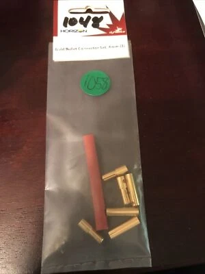 Dynamite DYNC0050, Lot of 2 Pak Gold Bullet Set Gold Bulet Conector Set 4mm (3) - Image 1 of 2