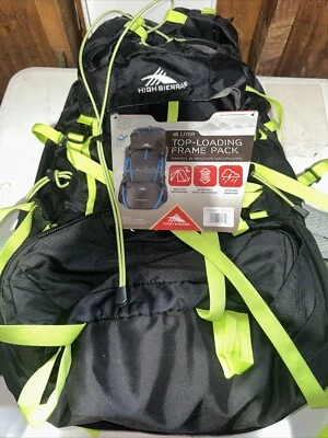 Nuevo High Sierra Tangent 45 Top - Paquete de marco de carga negro/verde  Foto 1 de 4