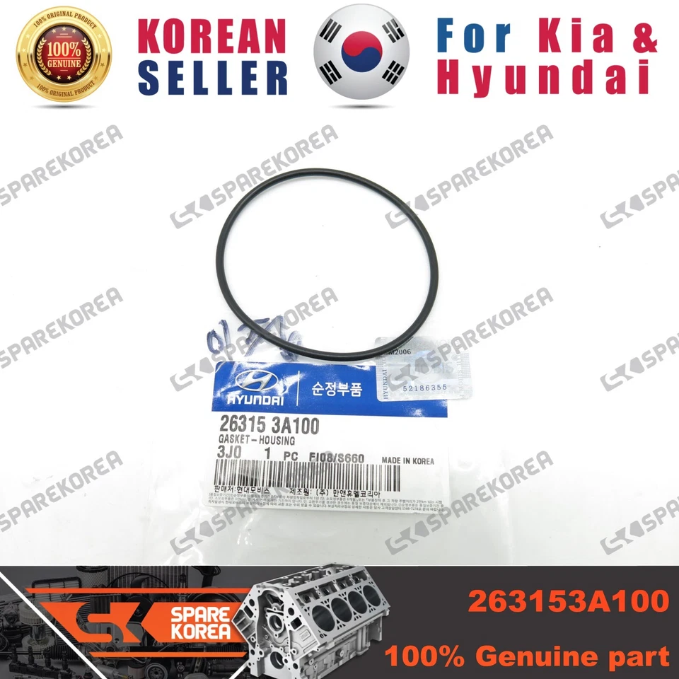 CARCASA JUNTA genuina/OEM 263153A100 para Hyundai Veracruz Foto 1 de 1