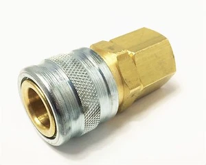 Acoplador de Aire 3/8" Acoplador Hembra 3/8" FPT Hecho en EE. UU. - Nuevo - Imagen 1 de 4