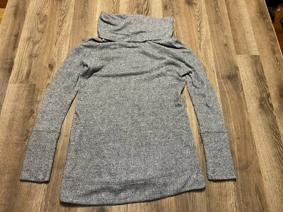 Suéter Merona, Para Mujer Talla Mediana, Gris, Cuello Alto, Pullover Foto 1 de 4